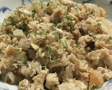 鯵の干物に玉ねぎ加えた　おつまみ風サラダ作り方8写真
