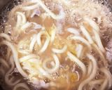 豚肉と卵の旨味あったかあんかけうどん作り方5写真