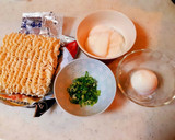 材料４個で！簡単とろっ旨！塩ラーメン作り方1写真