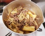 牛肉とごぼうと山芋のうま煮作り方5写真