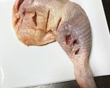 フライパンで骨つきもも肉のジューシー焼き作り方1写真