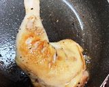 フライパンで骨つきもも肉のジューシー焼き作り方2写真