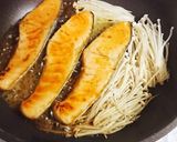 ☆鮭とえのきのバタポン焼き☆作り方3写真