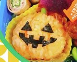 キャラ弁。ハロウィン弁当作り方2写真