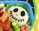 キャラ弁。ハロウィン弁当作り方3写真