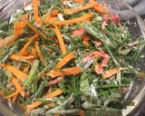 ノビル(ニラ)のかき揚げ(パン屋の賄い)作り方3写真
