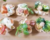 餃子の皮でカップオードブル作り方2写真