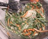 ノビル(ニラ)のかき揚げ(パン屋の賄い)作り方6写真