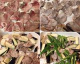 簡単旨♡豚バラと野菜の味噌ガリバタ炒め作り方2写真