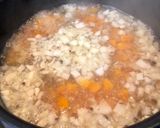 離乳食完了期★野菜たっぷり鶏団子スープ作り方2写真
