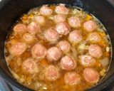離乳食完了期★野菜たっぷり鶏団子スープ作り方4写真