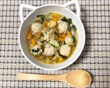 離乳食完了期★野菜たっぷり鶏団子スープ作り方6写真