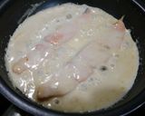 簡単！銀鮭の味噌バタークリーム煮作り方3写真