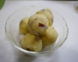 簡単！焼きコロッケ+さつまいも！鬼饅頭風作り方5写真