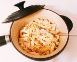 茹でた鍋一つで　海老・蟹缶パスタサラダ！作り方1写真