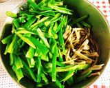 万願寺とうがらしの中華風きんぴら作り方3写真