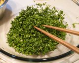海老、にら、炒り卵の餃子&炒飯作り方2写真