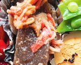 弁当★こんにゃくカニかまピリ辛味噌煮込み作り方7写真
