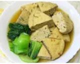 がんもとチンゲン菜の含め煮作り方4写真