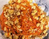 人参しりしりの餡掛けそば飯♬作り方4写真
