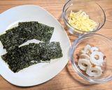 ちくわ＆チーズを海苔でチン！簡単おつまみ作り方2写真