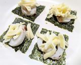 ちくわ＆チーズを海苔でチン！簡単おつまみ作り方3写真