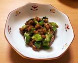 簡単◎オクラ納豆のさっぱりしそポン酢和え作り方4写真