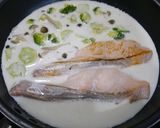 簡単！銀鮭クリームスープ☆生クリーム不要作り方5写真