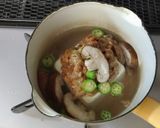 納豆とオクラ、豆腐のトロトロスープ作り方2写真
