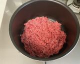 肉そぼろ（すき焼きタレ再利用）作り方1写真