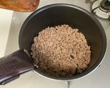 肉そぼろ（すき焼きタレ再利用）作り方2写真