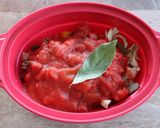 かぼちゃときのこの無水トマト缶カレー作り方4写真