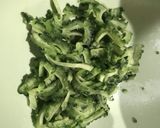 浅漬け？★ゴーヤの天ぷら作り方3写真