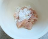 胸肉の親子丼♪一工夫でフワツル食感♪作り方2写真