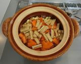 さつまいもと鶏の炊き込みご飯作り方5写真