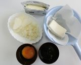梨の豆腐チーズスフレ作り方1写真