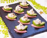 ♡アボカドハムクリームチーズ豆腐乗せ♡作り方5写真