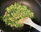 小松菜ツナ炒飯作り方2写真