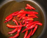 葉唐辛子のひき肉炒め作り方2写真