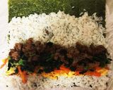 巻き簀が無くてもＯＫ！簡単キンパ作り方9写真