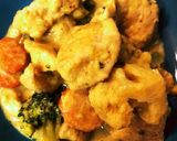 鶏胸肉とカリフラワーのカレーマヨ炒め作り方8写真