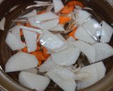 ぼりぼりキノコのイモ団子汁作り方5写真