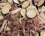 牛薄切り肉となすの甘辛炒め作り方5写真