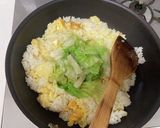 肉そぼろとレタスの炒飯作り方3写真