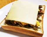 きんぴら の オムチートースト作り方2写真
