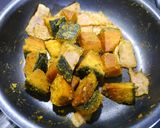 簡単！かぼちゃとベーコンのカレーソテー作り方3写真