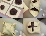 秋の味覚　渋皮栗と粒餡のパイ作り方4写真