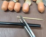 お顔にっこり☆どんぐりウインナー作り方2写真
