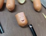 お顔にっこり☆どんぐりウインナー作り方4写真