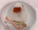 百均容器でふんわり、自家製梅干のおにぎり作り方5写真
